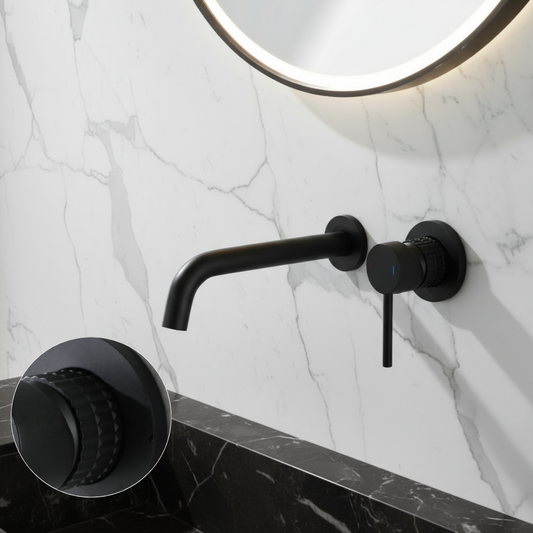 Angelica Concealed Basin System — Matte Black