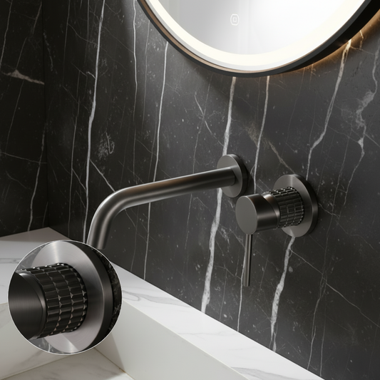 Angelica Concealed Basin System — Gunmetal Grey